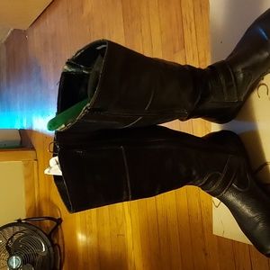Tall black boots